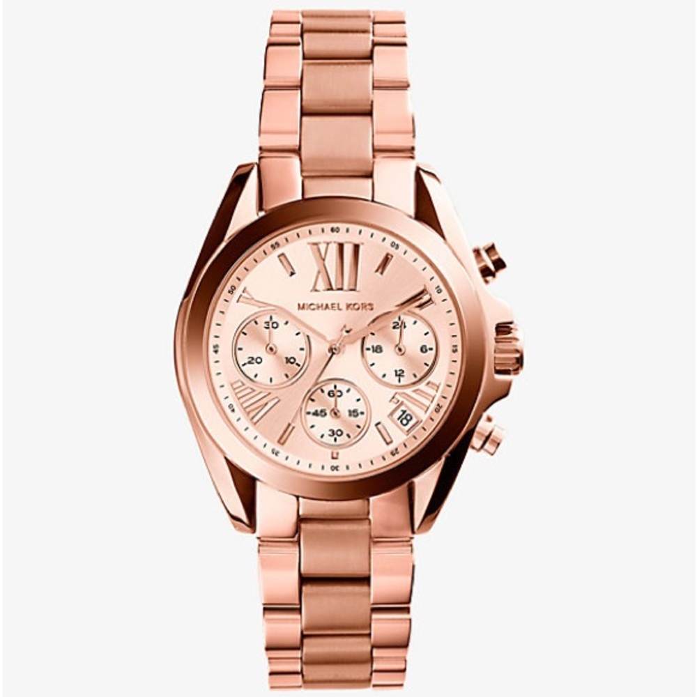 Michael Kors Rose Gold Chronograph Watch